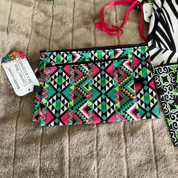 Set of 10 Two Sizes Cosmetic Hostess Bags NWT - Picture 4 of 4